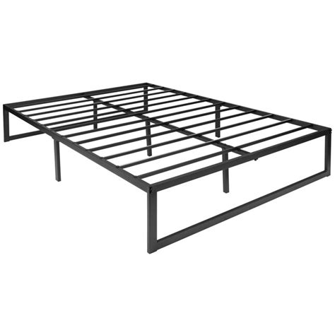 steel box spring replacement full|Flash Furniture 14 Inch Metal Platform .